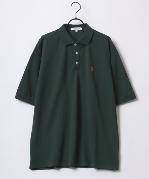 「U.S. POLO ASSN.」 半袖ポロシャツ L ダークグリーン メンズ_画像8