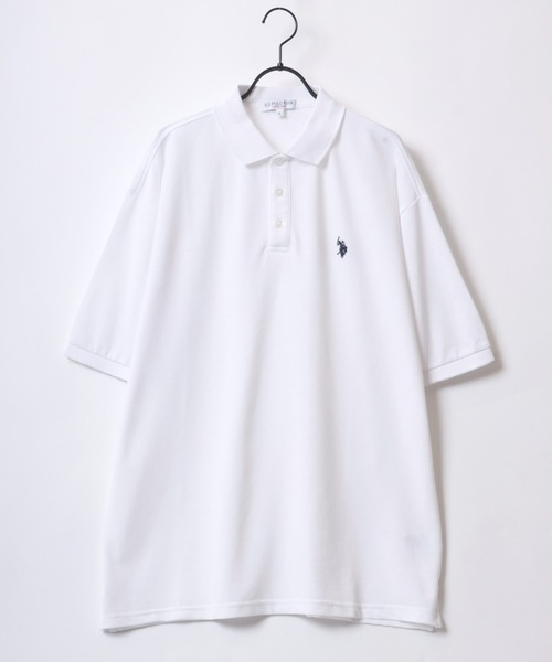「U.S. POLO ASSN.」 半袖ポロシャツ L ダークグリーン メンズ_画像9