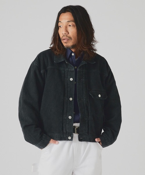 REMI RELIEF（レミ レリーフ） デニムジャケット gジャン モールスキン
