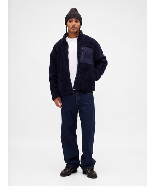 GAP（ギャップ） コート ジャケット ボア オーバーサイズ GAPロゴ