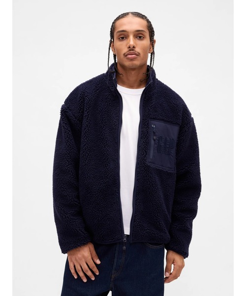 GAP（ギャップ） コート ジャケット ボア オーバーサイズ GAPロゴ