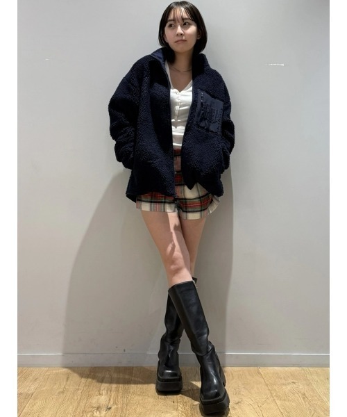 H311*GAP ギャップ☆金ボタン☆ノーカラージャケット☆黒ブラック☆M GAP(ギャップ) / ボアジャケット/S/ポリエステル/BLK/735030-04 | 古着