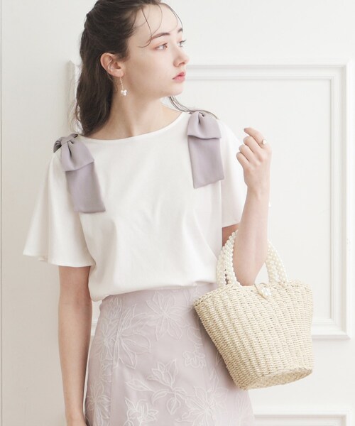 「couture brooch」 半袖Tシャツ 38 ホワイト レディース_画像5