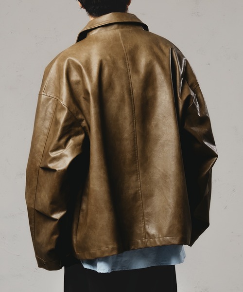 epnok レザーブルゾン MEDIUM ブラック メンズ : ZOZOTOWN Yahoo!店