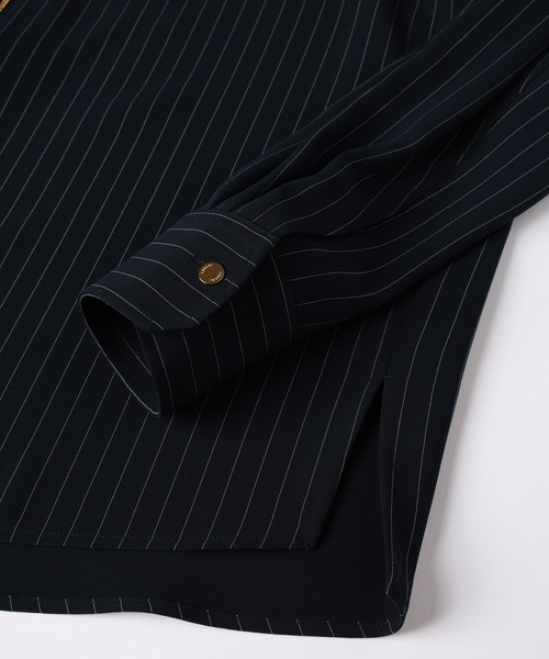 「CULLNI」 長袖シャツ 0 ネイビー メンズ_画像6