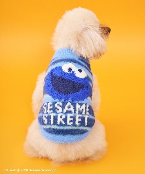 SESAME STREET（セサミストリート） 犬 服 「DOG」ジャガードニット