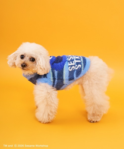 SESAME STREET（セサミストリート） 犬 服 「DOG」ジャガードニット