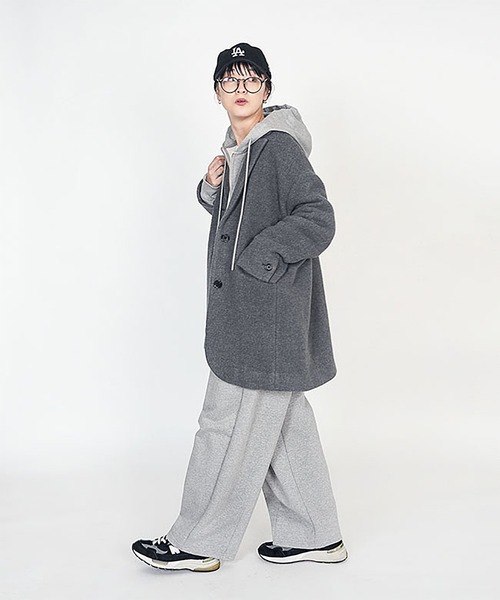 そらたん⭐️新品⭐️パーカー⭐️Ｌ⭐️送料無料⭐️ SOLAMONAT LARME（ソラモナラーム） パーカー 裏毛スウェットジップ