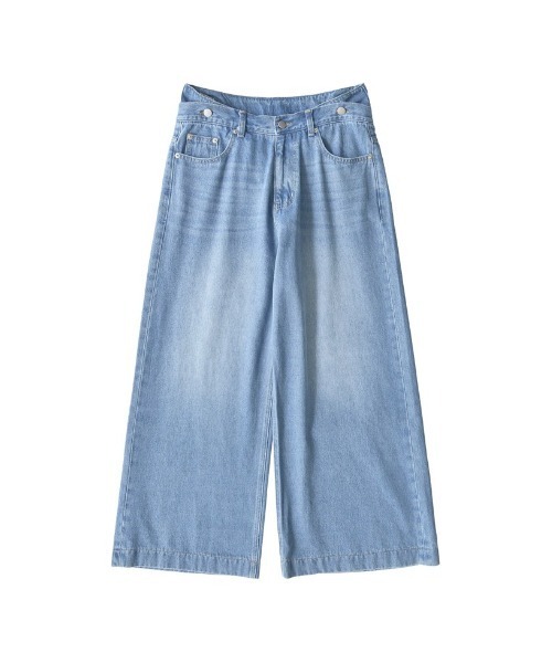 「Re:EDIT」 デニムパンツ MEDIUM ネイビー レディース_画像6
