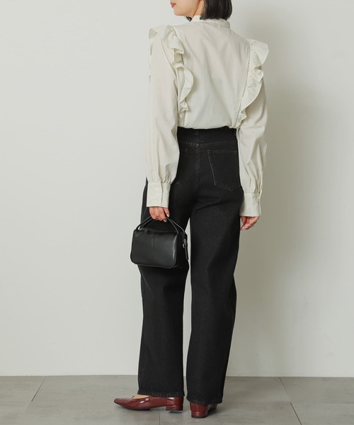 「SENSE OF PLACE by URBAN RESEARCH」 長袖ブラウス ONE ブルー系その他 レディース_画像2