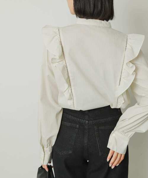 「SENSE OF PLACE by URBAN RESEARCH」 長袖ブラウス ONE ブルー系その他 レディース_画像4