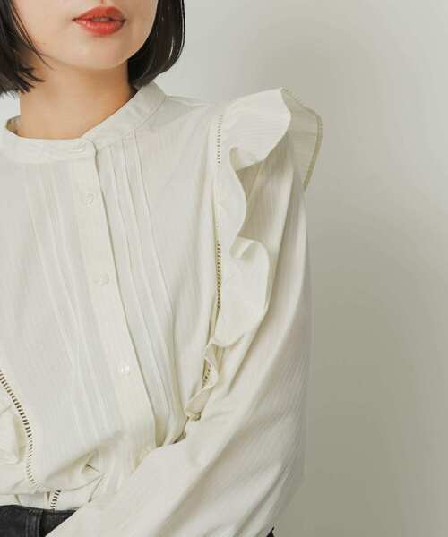 「SENSE OF PLACE by URBAN RESEARCH」 長袖ブラウス ONE ブルー系その他 レディース_画像6