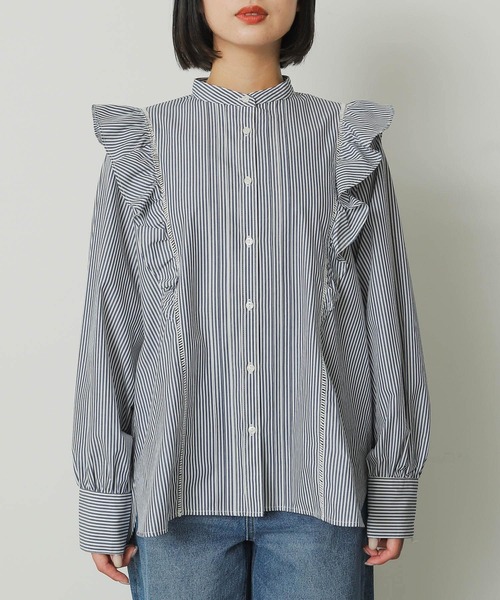 「SENSE OF PLACE by URBAN RESEARCH」 長袖ブラウス ONE ブルー系その他 レディース_画像7