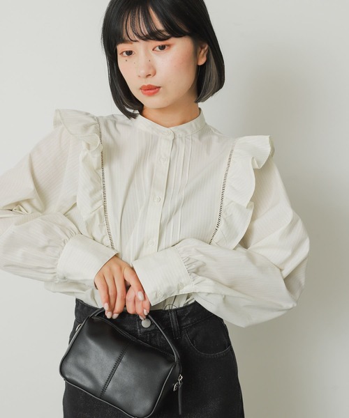 「SENSE OF PLACE by URBAN RESEARCH」 長袖ブラウス ONE ブルー系その他 レディース_画像8