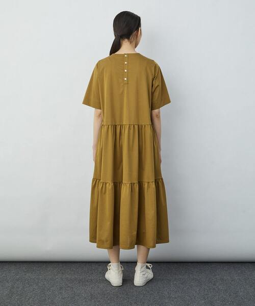 「LOISIR」 半袖ワンピース FREE ブルー レディース_画像2