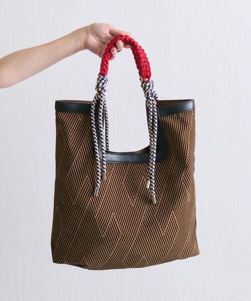 美品 イタリア製 24AW ear PAPILLONNER トート バッグ 鞄 ear PAPILLONNER（イア パピヨネ） トートバッグ FREE ブラウン系