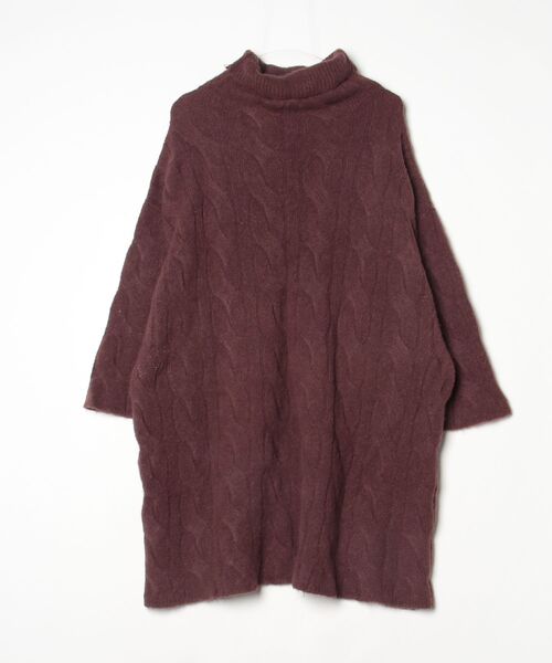 「THEATRE PRODUCTS」 ニットワンピース - レッド レディース_画像2