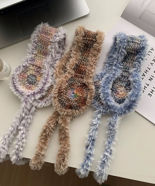 「shopnikoniko」 イヤーマフ フリー パープル レディース_画像4