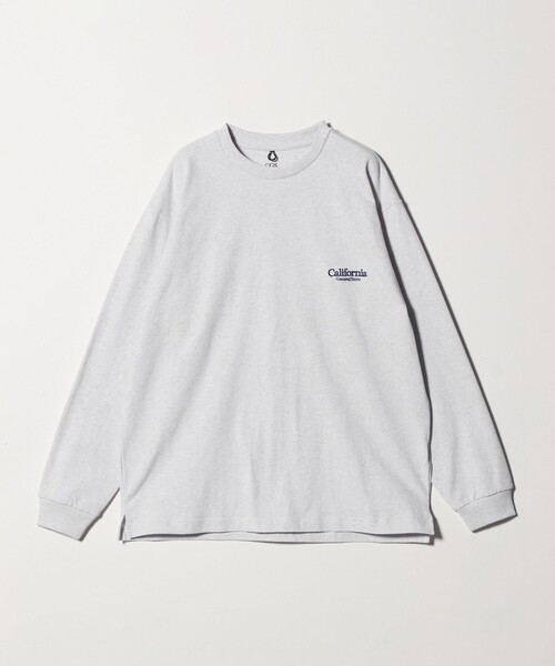 【BLACK】<CGS.>オーガニックコットン プリント ロングスリーブ Tシャツ CGS.＞オーガニックコットン プリント ロングスリーブ Tシャツ