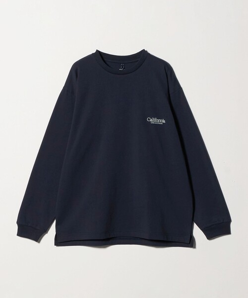 【BLACK】<CGS.>オーガニックコットン プリント ロングスリーブ Tシャツ CGS.＞オーガニックコットン プリント ロングスリーブ Tシャツ