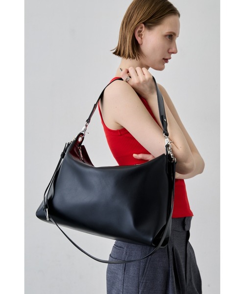 un/neu ショルダーバッグ バッグ 2WAYマチありスクエアBIGショルダー
