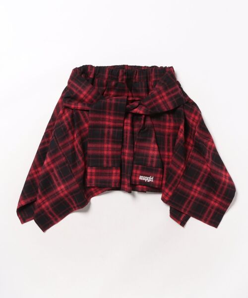 「ANAP GiRL」 「KIDS」ミニスカート S レッド キッズ_画像2
