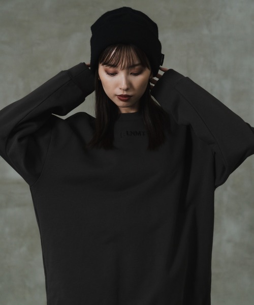 「LEANN MOMENT」 スウェットカットソー SMALL ブラック レディース_画像3