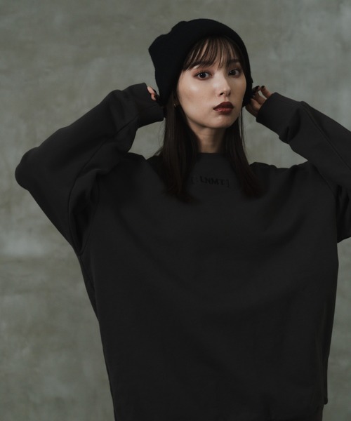 「LEANN MOMENT」 スウェットカットソー SMALL ブラック レディース_画像4