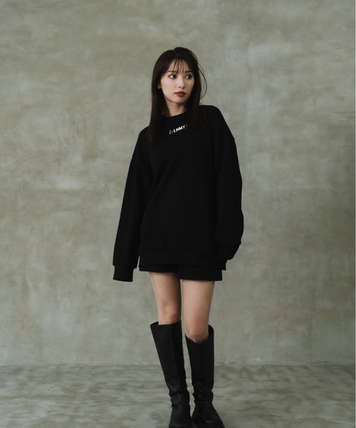 「LEANN MOMENT」 スウェットカットソー SMALL ブラック レディース_画像6