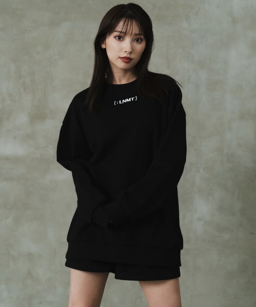 「LEANN MOMENT」 スウェットカットソー SMALL ブラック レディース_画像8