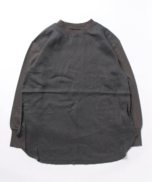 「conges payes ADIEU TRISTESSE」 長袖ブラウス - グレー レディース_画像3