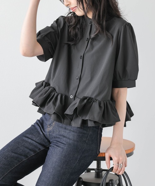 SUGAR BISKET（シュガービスケット） tシャツ ダブルフリル ブラウス