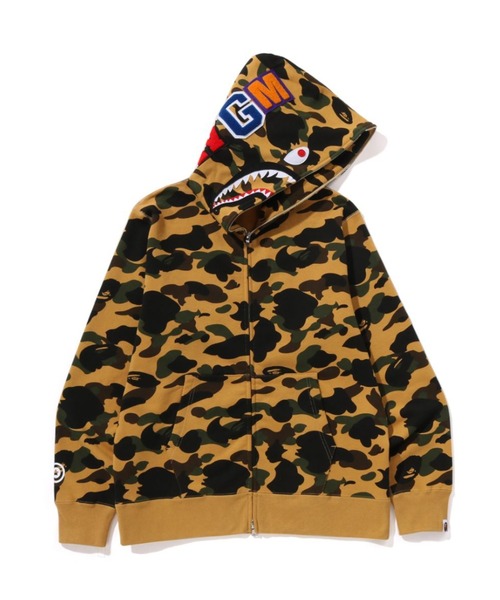 A BATHING APE（アベイシングエイプ） パーカー 1ST CAMO SHARK FULL