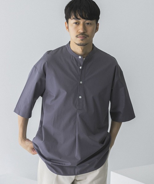 「THOMAS MASON」 半袖シャツ LARGE ブルー系その他 メンズ_画像5