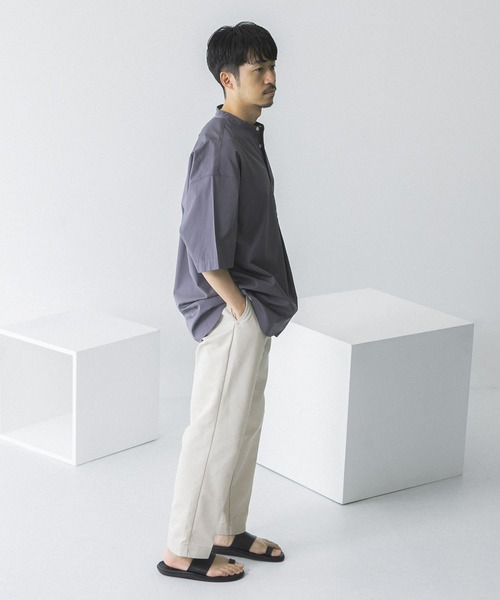 「THOMAS MASON」 半袖シャツ LARGE ブルー系その他 メンズ_画像6
