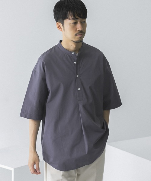 「THOMAS MASON」 半袖シャツ LARGE ブルー系その他 メンズ_画像7