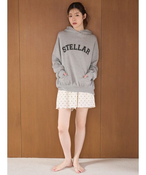 SNIDEL HOME パジャマ ルームウェア スウェット×ショートパンツセット