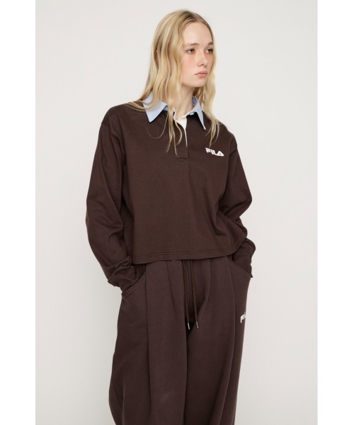 SLY（スライ） ポロシャツ ポロ FILA x SLY RUGGER SHIRT フィラスライ 