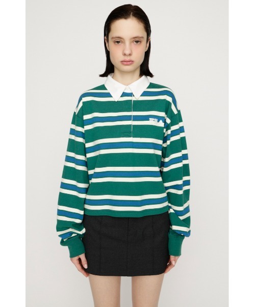 SLY（スライ） ポロシャツ ポロ FILA x SLY RUGGER SHIRT フィラスライ