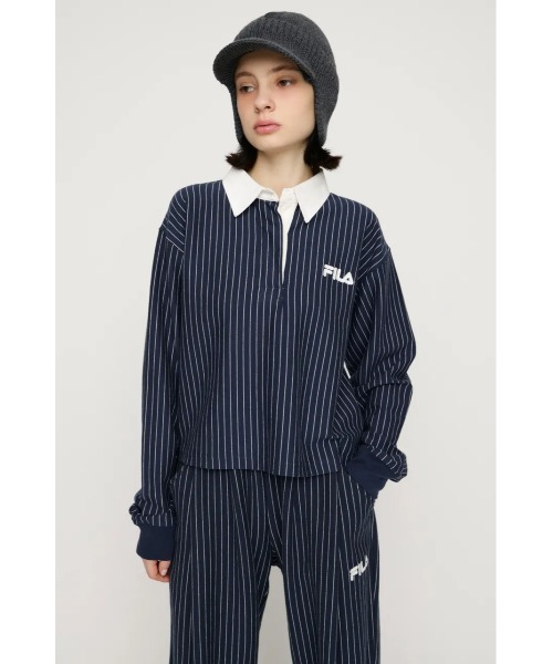 SLY（スライ） ポロシャツ ポロ FILA x SLY RUGGER SHIRT フィラスライ