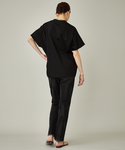 「Curensology」 半袖Tシャツ FREE グレー レディース_画像4