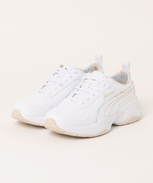 スニーカー PUMA プーマ CILIA MODE FLOWER レディーススニーカー 厚底(シリアモードフラワー) 407398 レディース