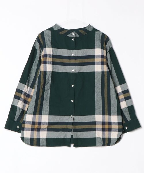 「BEAMS BOY」 長袖ブラウス ONE SIZE グリーン レディースの画像
