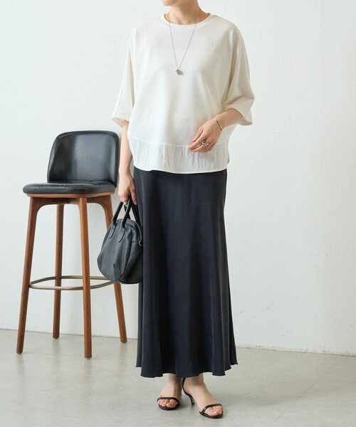 BEARDSLEY（ビアズリー） tシャツ ラウンドヘムドルマンカットソー