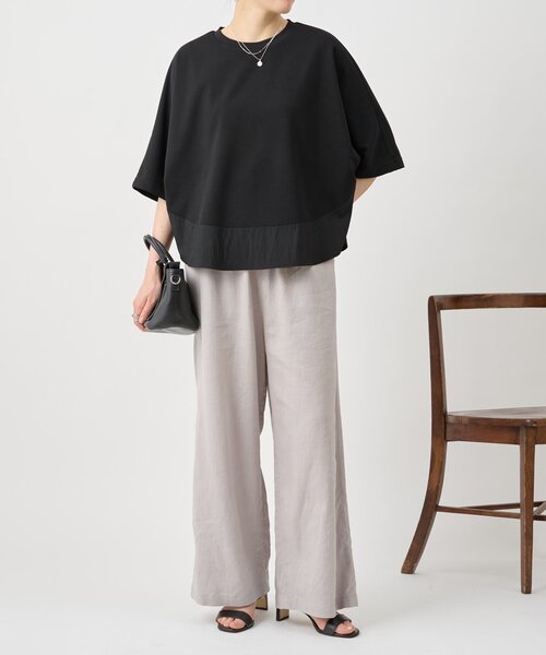 BEARDSLEY（ビアズリー） tシャツ ラウンドヘムドルマンカットソー