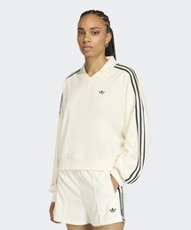 adidas（アディダス） ポロシャツ ポロ テリー タオル Vネック 長袖