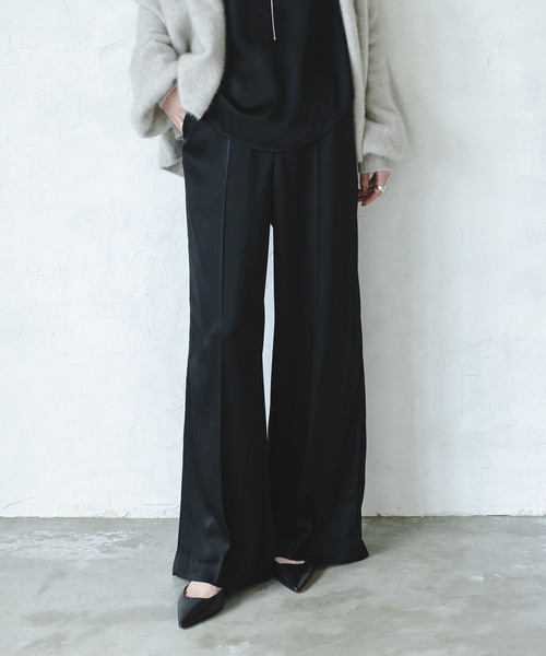 「NOBLE」 スラックス 38 ベージュ レディース_画像5