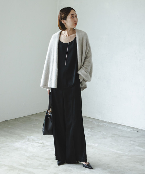 「NOBLE」 スラックス 38 ベージュ レディース_画像6
