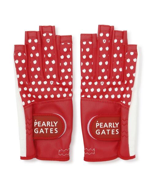 PEARLY GATES グローブカバー　両手 PEARLY GATES（パーリーゲイツ） ゴルフ 「PEARLY GATES」りんご柄