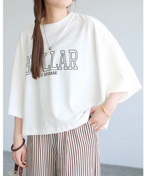 reca（レカ） tシャツ ロゴプリントカットソー レディース : ZOZOTOWN